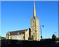 Early September morning sun lights up St Mary