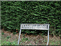 TM4197 : Sandy Lane sign by Geographer