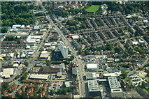 SJ8989 : Wellington Road South, Stockport, from the air by Mike Pennington