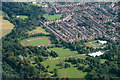 Woodbank Park, Stockport, from the air