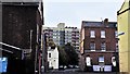 Looking south-east across Worcester Street, Gloucester