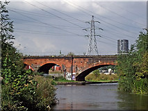 SK5702 : River Soar in Leicester by Roger  D Kidd