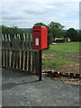 NZ1729 : Elizabeth II postbox on Park Road, Witton Park by JThomas