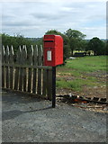 NZ1729 : Elizabeth II postbox on Park Road, Witton Park by JThomas