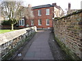 Path leading to Oakham Market Place