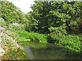 The Colne Brook just to the north of the Colnbrook By-pass