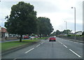 A70 Holmston Road entering Ayr