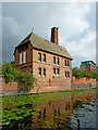 SK5704 : Friars Mill pump house in Leicester by Roger  D Kidd