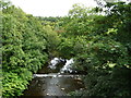 Ford and weir on the River Irwell