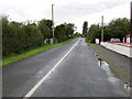 M9361 : Road from Maddysrulla approaching a crossroads with local road L1806 by Peter Wood