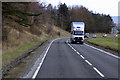 NN8565 : FedEx Van on the A9 near Blair Atholl by David Dixon