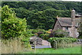 House opposite the community orchard at Allerford