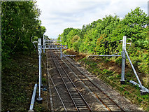 SU0781 : Railway to the West Country, Royal Wootton Bassett by Brian Robert Marshall
