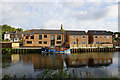 Houses overlooking Mexborough New Cut