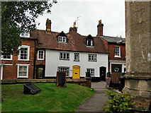 SU1868 : Houses on High Street, Marlborough by Robin Webster