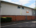 Station Road side of Bristol North Delivery Office, Montpelier, Bristol
