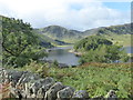 NY4711 : The head of Haweswater from the road by Marathon