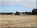 Field  Barn  Farm  over  stubble  field