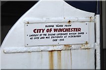 TM4656 : City of Winchester Plaque by Peter Jeffery