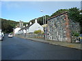 A77 Main Street, Portpatrick at former railway bridge abutment