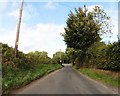 Approaching junction with the A30