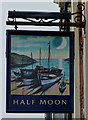 Sign for the Half Moon, Bridlington