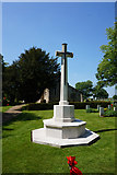 SK9479 : War memorial at St John the Baptist Church, Scampton by Ian S