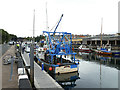 Fishing vessel "Intrepid" in Eyemouth harbour