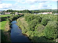 The River Roch, looking upstream from the railway viaduct