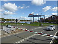 Ribble Steam Railway crossing Navigation Way