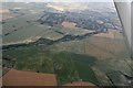 Parch marks in field by Bursill and Barff Drain: aerial 2018