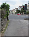 Traffic lights at the western end of Colonel Stephens Way, Weston-super-Mare 