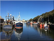 NT9464 : Fishing Boats at Eyemouth Harbour by Jennifer Petrie