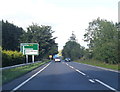 A75 eastbound nears the A711 junction