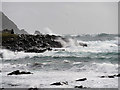 HU3909 : Stormy Seas near Jarlshof by David Dixon