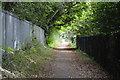 Footpath by Wycombe Cemetery