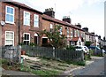 Former front gardens on Alma Terrace