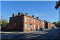 Terraced housing on Briscoe Lane