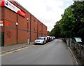 Road past the edge of Malago Vale Trading Estate, Bedminster, Bristol