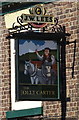 Sign for the Jolly Carter public house