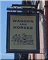 Sign for the Waggon and Horses, Rochdale