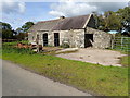 Traditional farm buildings on the Coolderry Road