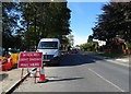 Roadworks on Rochdale Road (A680), Edenfield