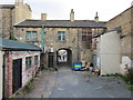 Backyard and entrance to Commercial Street