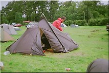 NN1272 : Glen Nevis campsite, 1988 by Mark Anderson