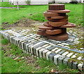 Assembly sculpture at Govan Riverside