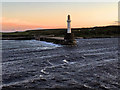 NJ9606 : Aberdeen Harbour, South Breakwater Lighthouse by David Dixon