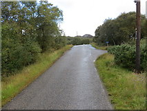 NG7973 : Road (B8056) near Lecnasaide by Peter Wood