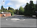 Broomcroft Road mini-roundabout, Pewsey