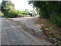 Farm entrance on the Coolderry Road